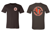 "Fox Valley 75 Anniversary Backers" Design on Brown