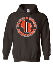 "Fox Valley Wisconsin Browns Backers" Design on Brown