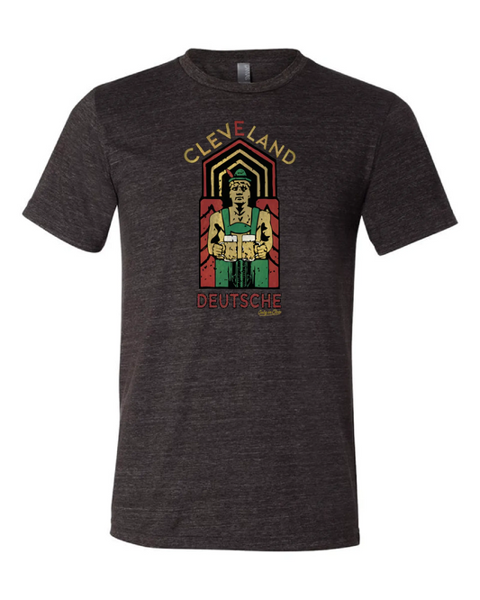 "German Oktoberfest Guardian" T-Shirt" on Black - Only in Clev 