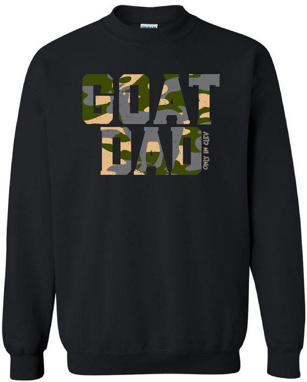 "G.O.A.T Dad" Greatest Dad of All Time" on Black - Only in Clev