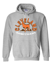 "Three Legged Goat" Design on Gray