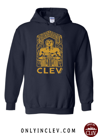Cleveland Metallic Gold Guardian Hoodie - Only in Clev