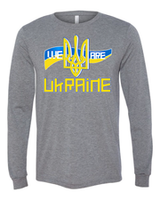 "We Are Ukraine" Design on Gray