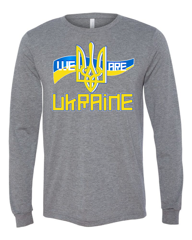 "We Are Ukraine" Design on Gray