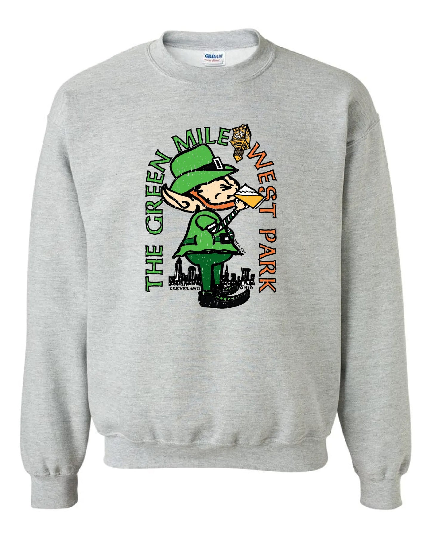 "Green Mile West Park Shirt" on Grey - Only in Clev