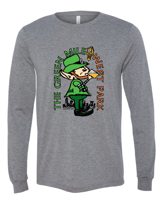 "Green Mile West Park Shirt" on Grey - Only in Clev