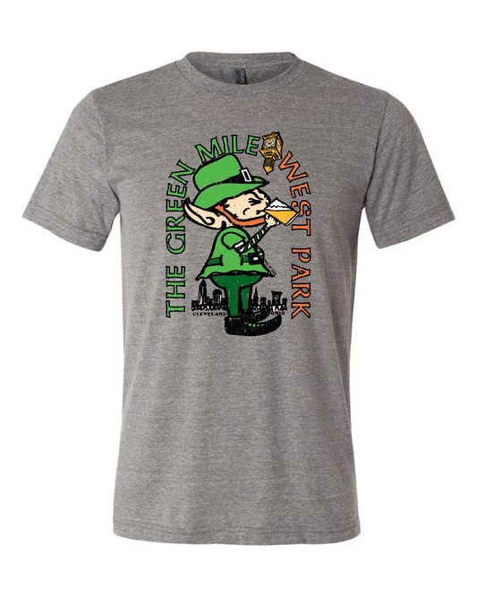 "Green Mile West Park Shirt" on Grey - Only in Clev