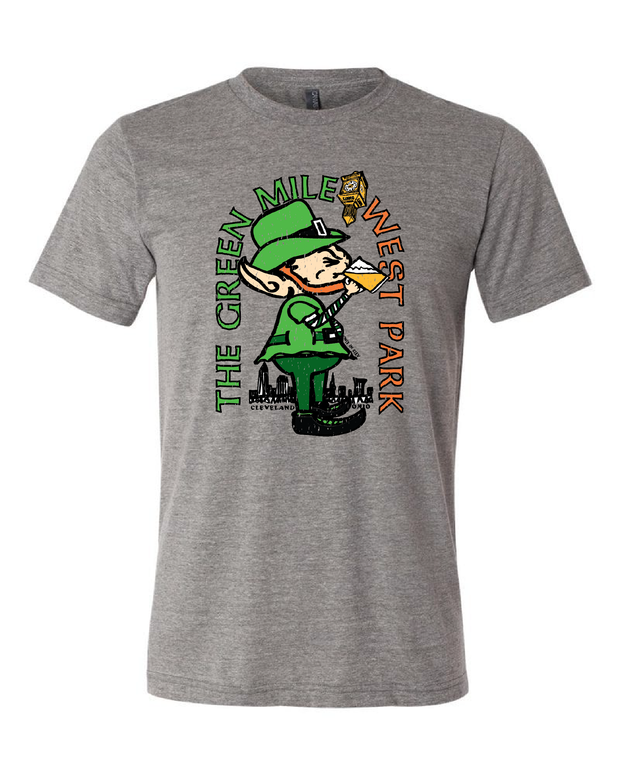 "Green Mile West Park Shirt" on Grey - Only in Clev