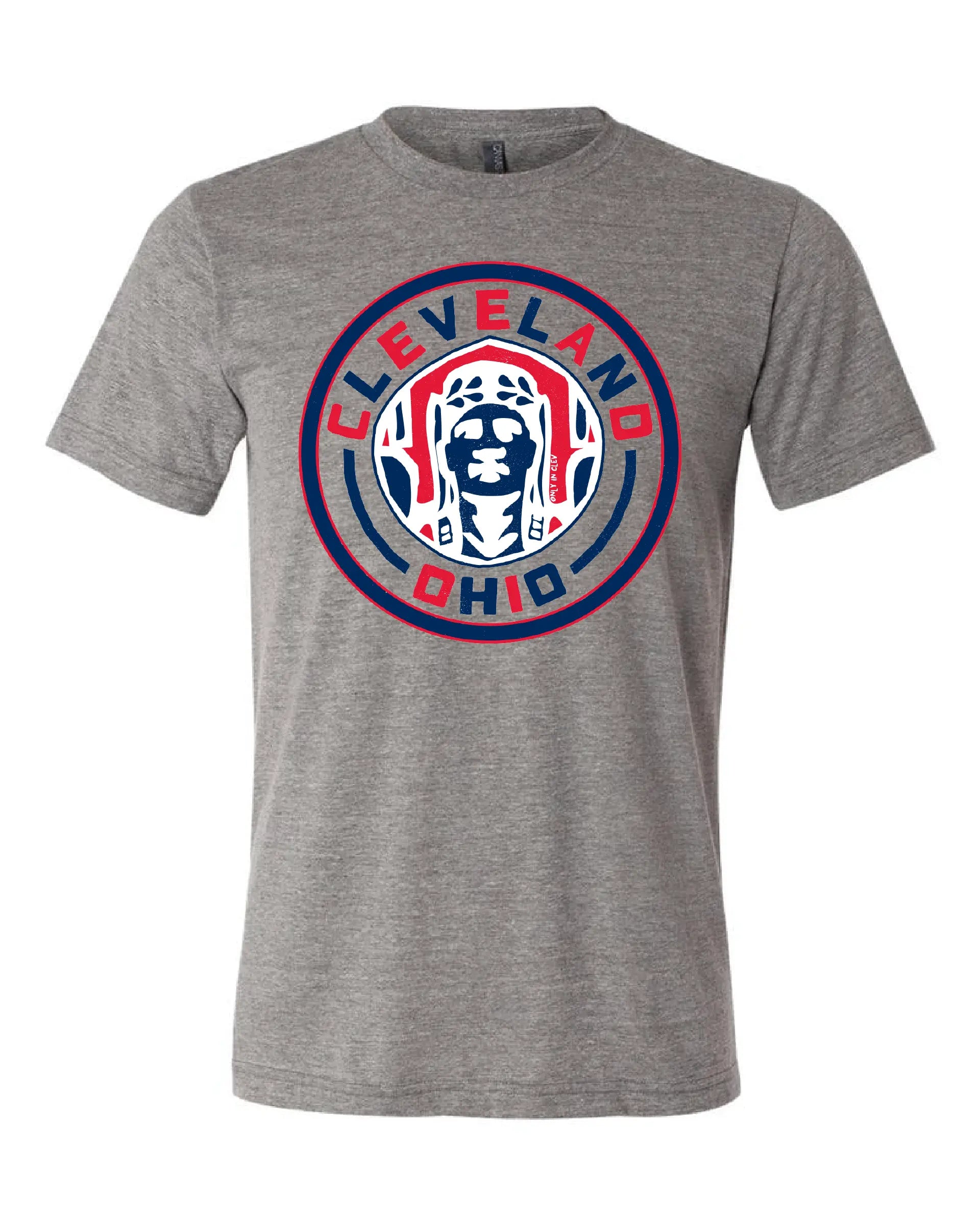 "Cleveland Circle Guardian" Design on Gray - Only in Clev 