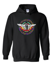 "Cleveland Guardian Angel" design on Black