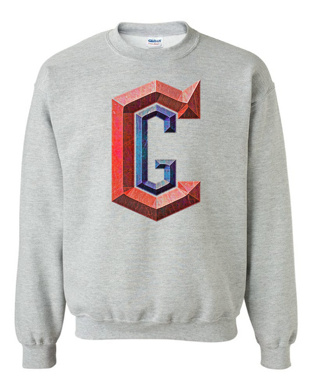 "CG" Baseball" Design on Gray