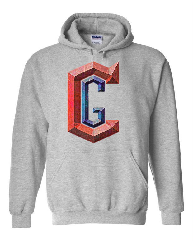 "CG" Baseball" Design on Gray