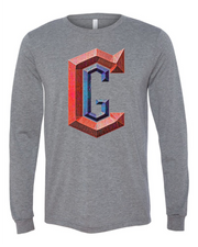 "CG" Baseball" Design on Gray