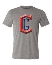 "CG" Baseball" Design on Gray