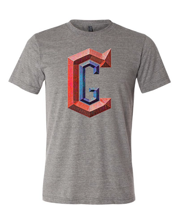 "CG" Baseball" Design on Gray