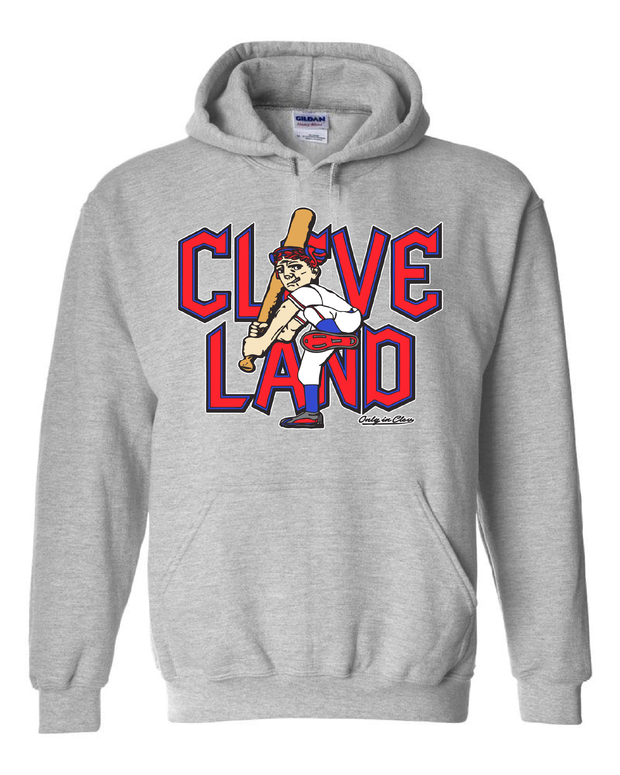 "Cleveland Baseball Guardian Slugger" Design on Gray