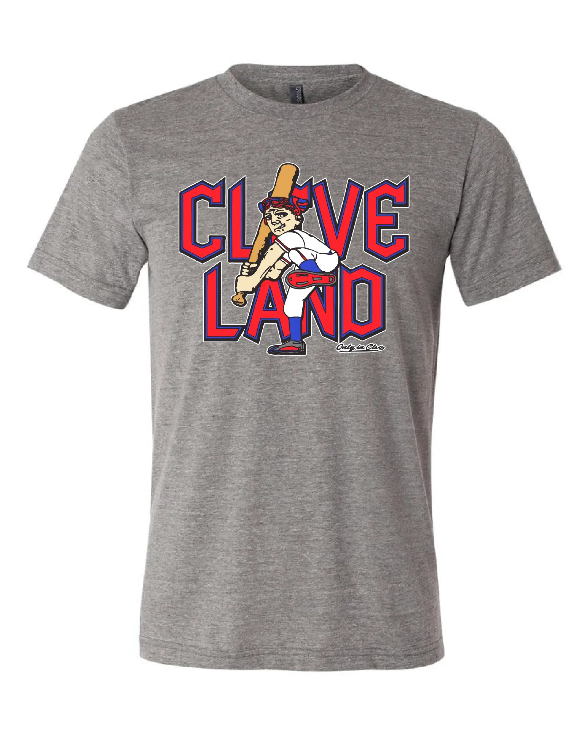 "Cleveland Baseball Guardian Slugger" Design on Gray - Only in Clev 