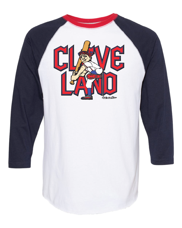 "Cleveland Baseball Guardian Slugger" Design on Gray