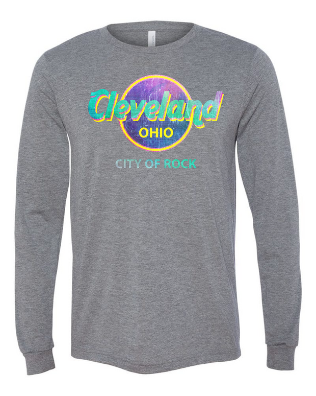 Cleveland Rocks" Design on Gray