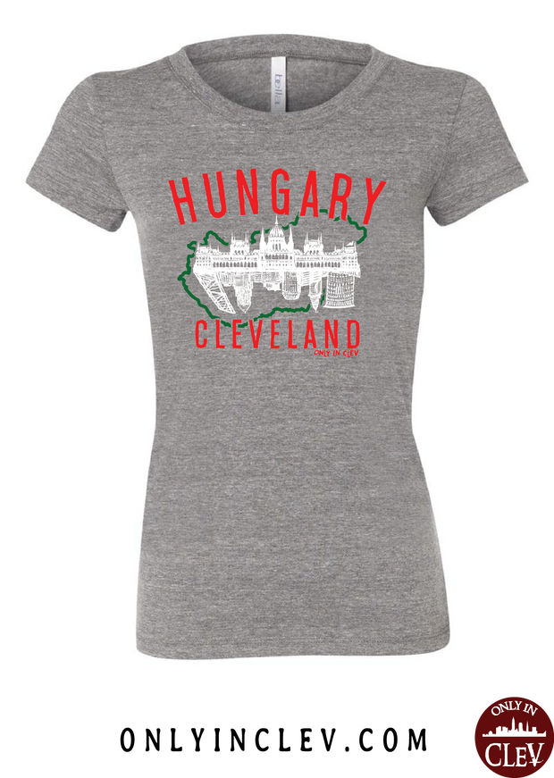 "Cleveland Hungary" Design on Gray - Only in Clev