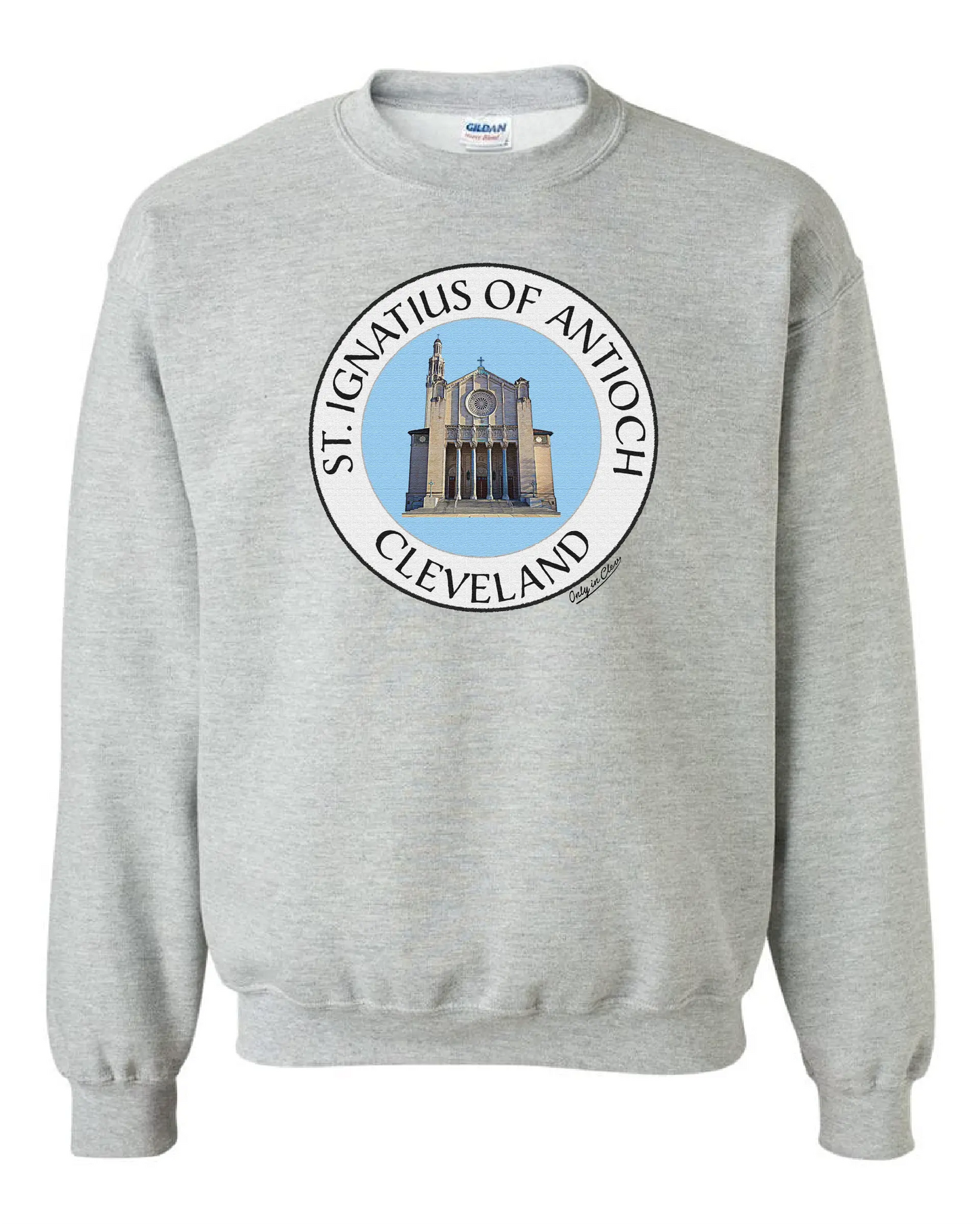 "St Ignatius of Antioch" Design on Grey - Only in Clev 