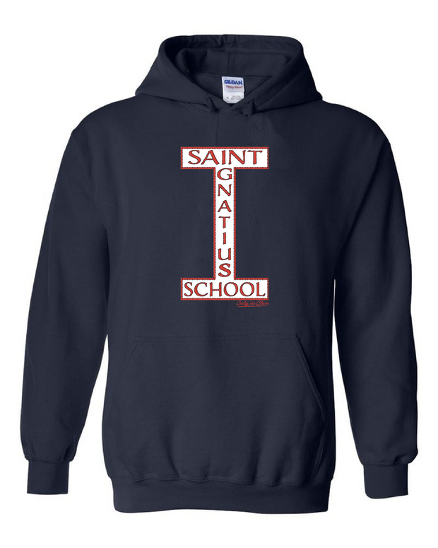 "St Ignatius Letter" Design on Navy