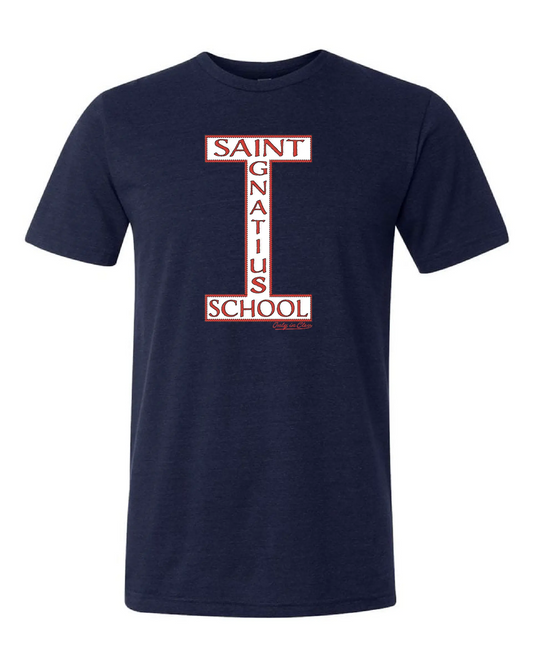 "St Ignatius Letter" Design on Navy - Only in Clev 