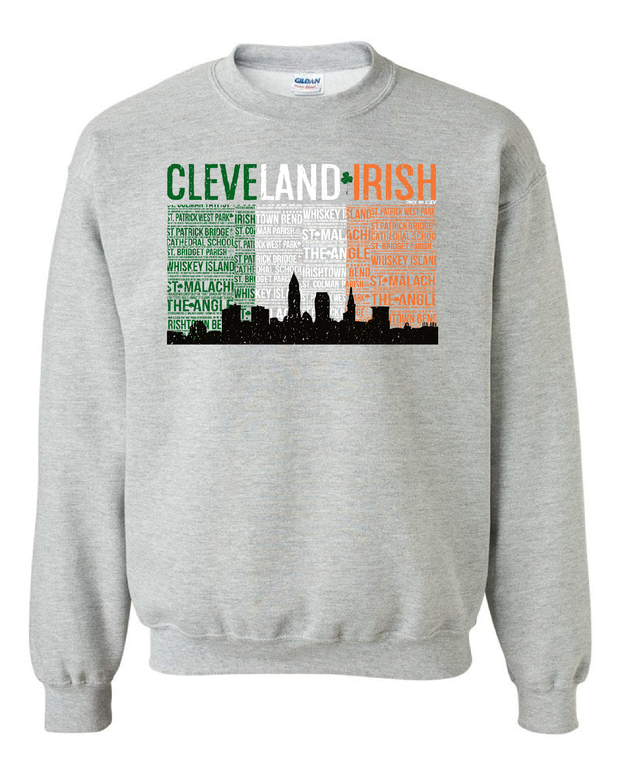 "Cleveland Irish Flag" design on Grey - Only in Clev