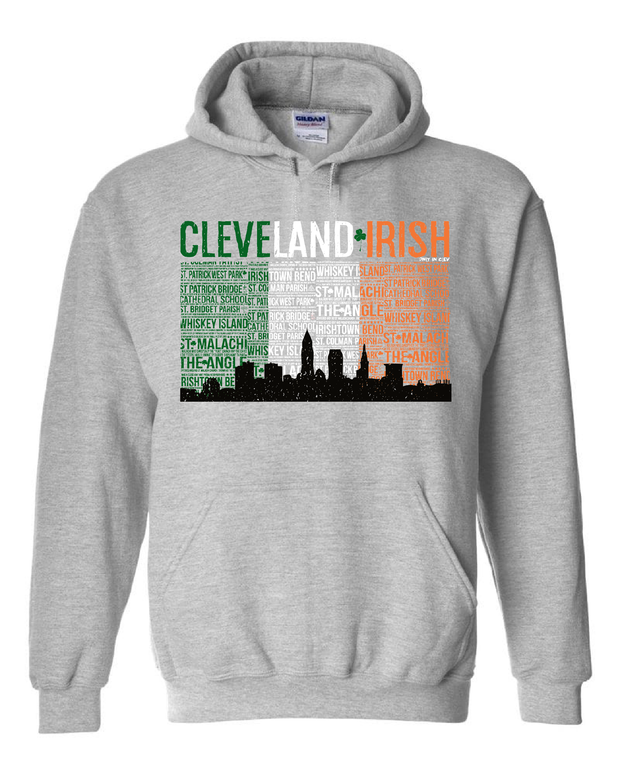 "Cleveland Irish Flag" design on Grey - Only in Clev