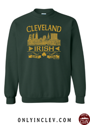 "Cleveland Irish" Design on Emerald Green - Only in Clev