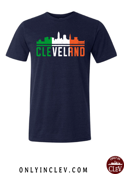 Irish Cleveland Skyline T-Shirt - Only in Clev