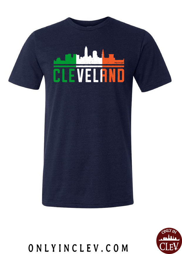 Irish Cleveland Skyline T-Shirt - Only in Clev