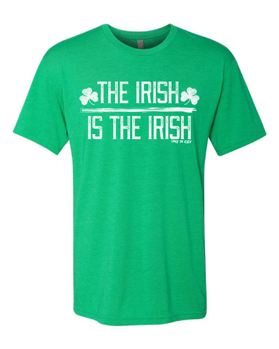 "The Irish is the Irish" on Kelly Green