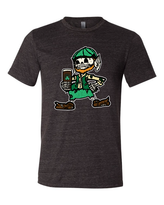 "Cleveland Irish Skull" Design on black - Only in Clev 