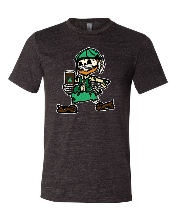 "Cleveland Irish Elf" on Black