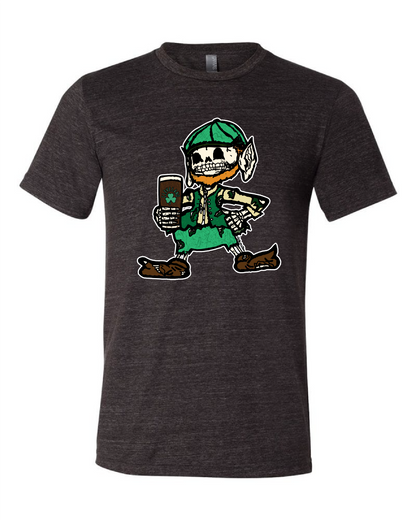 "Cleveland Irish Skull" Design on black - Only in Clev 