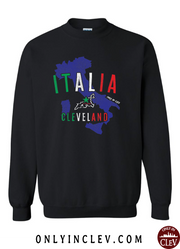 "Italia Cleveland" Design on Black - Only in Clev