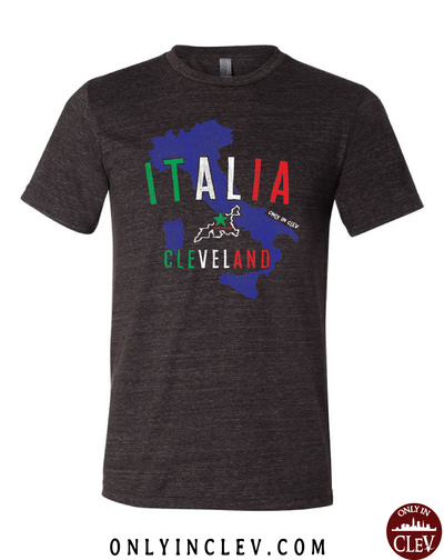 "Italia Cleveland" Design on Black - Only in Clev