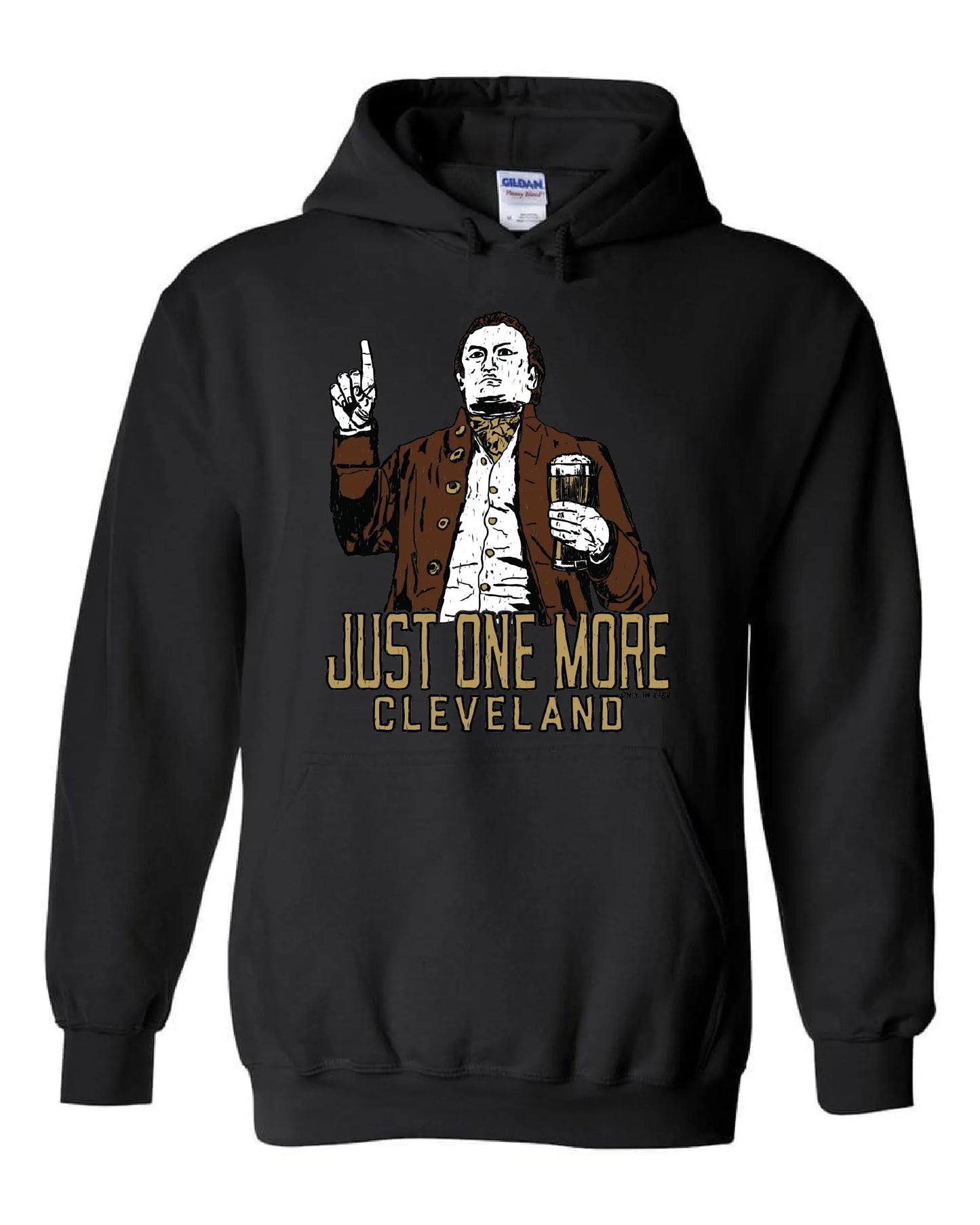 "Just One More Cleveland" on Black - Only in Clev 3XL-Hoodies
