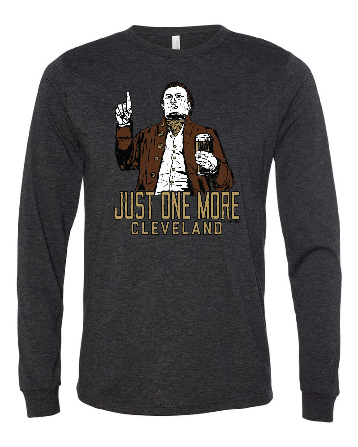 "Just One More Cleveland" on Black - Only in Clev 3XL-Unisex-Long-Sleeve-T-Shirt