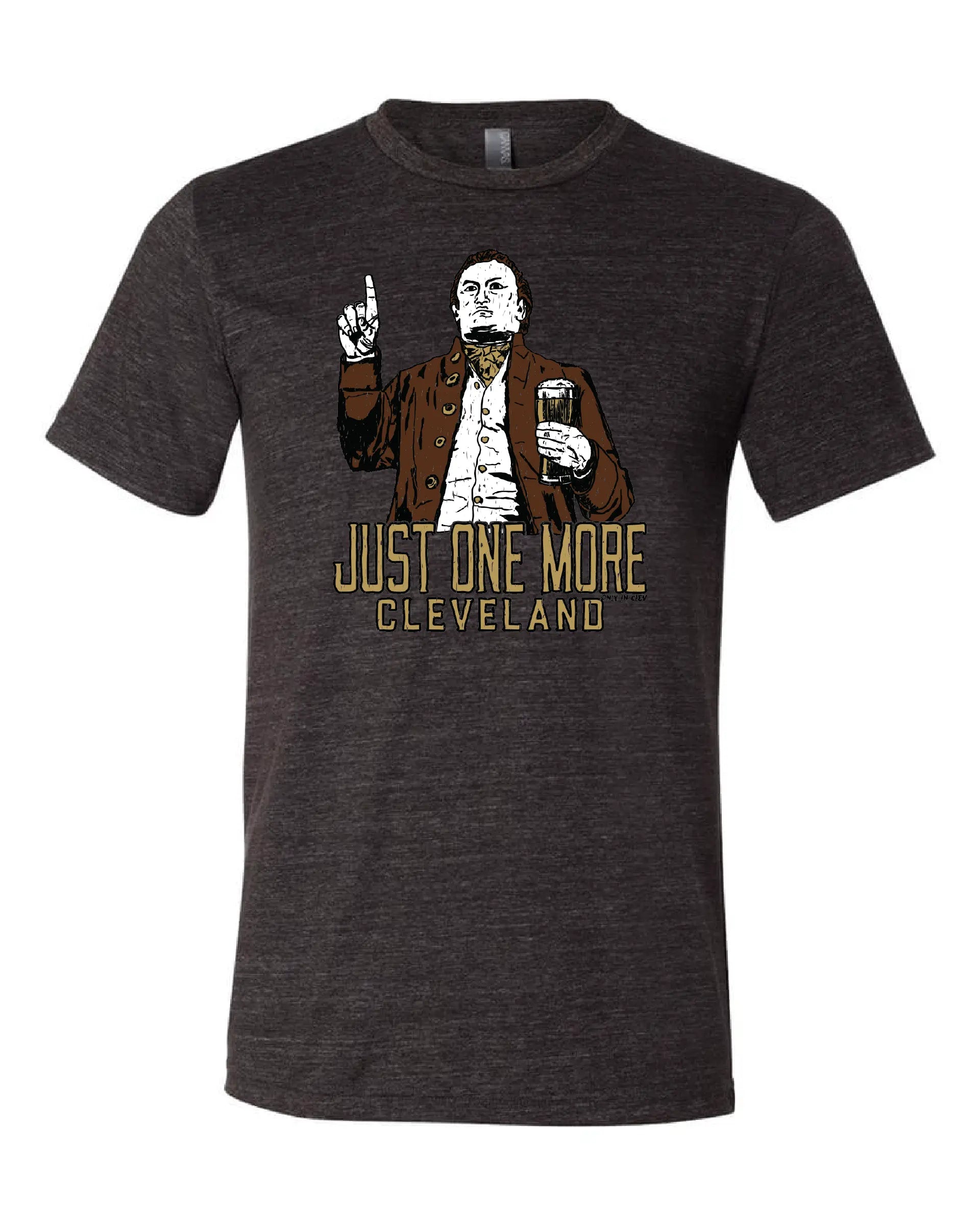 "Just One More Cleveland" on Black - Only in Clev 3XL-Men-s-Short-Sleeve-T-Shirt