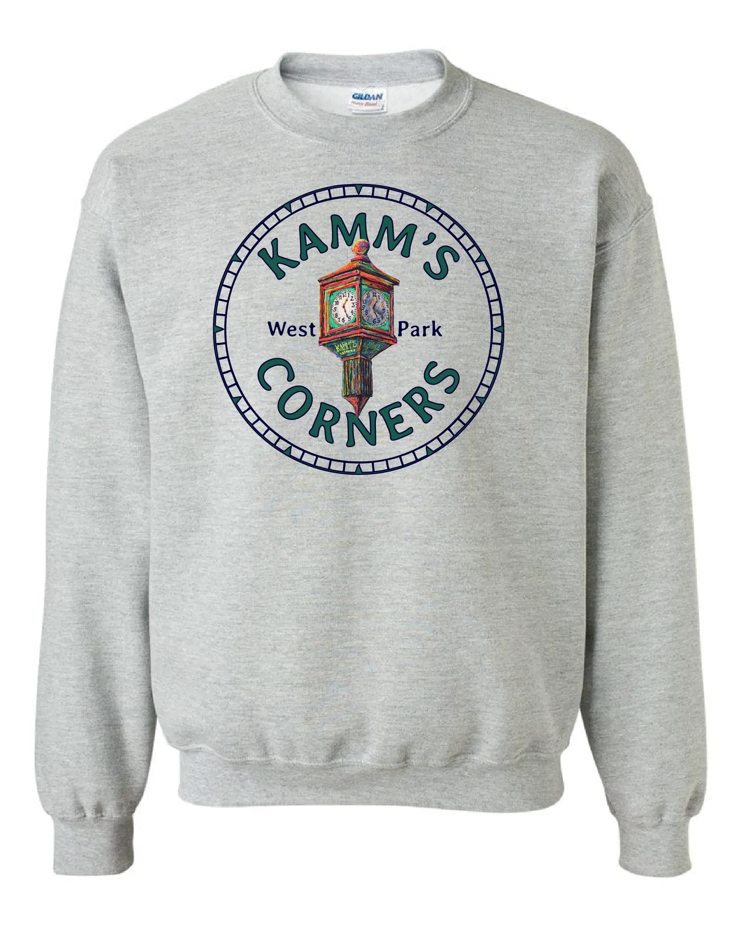 "Kamm's Corners" Design on Gray - Only in Clev 