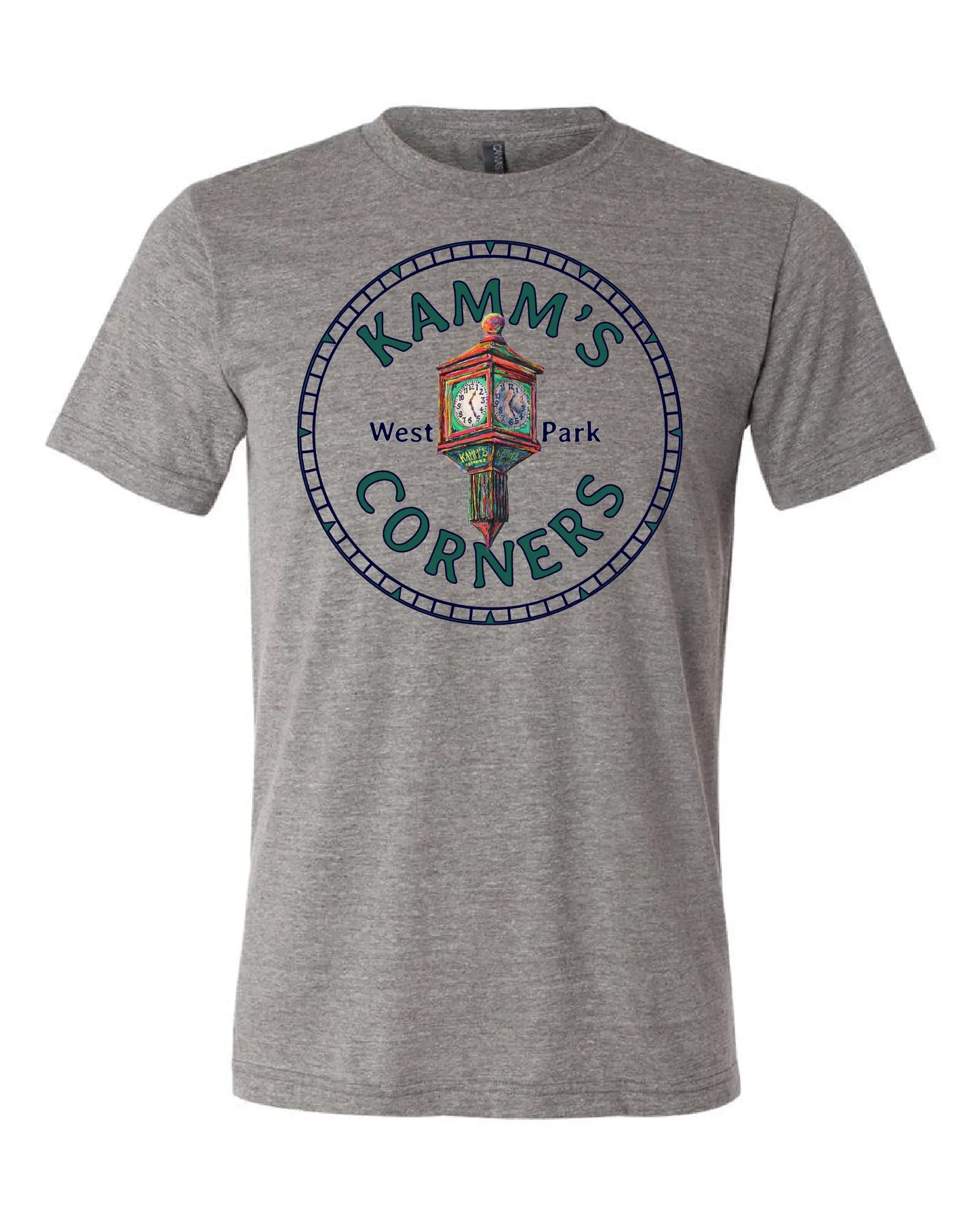 "Kamm's Corners" Design on Gray - Only in Clev 