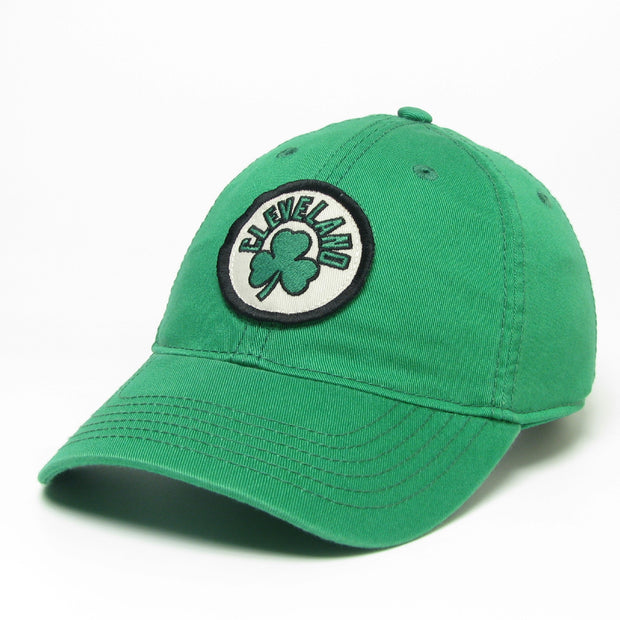 "Cleveland Shamrock" on Kelly Green Hat - Only in Clev