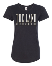 "The Land Metallic Gold" Design on Black - Only in Clev