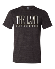 "The Land Metallic Gold" Design on Black - Only in Clev