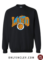 "The Land Retro 90's" Design on Black - Only in Clev