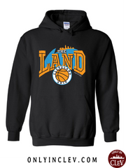 "The Land Retro 90's" Design on Black - Only in Clev