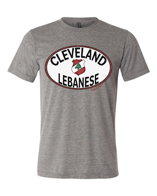 "Cleveland Lebanese" Design on Gray - Only in Clev 