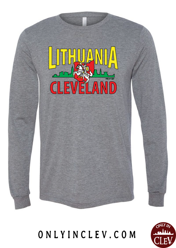 Cleveland Lithuania-Nationality Tee Long Sleeve T-Shirt - Only in Clev